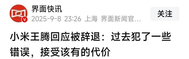 泄露机密移交证物雷军拍板永不录用！pg模拟器试玩小米高管王腾被辞退(图7)